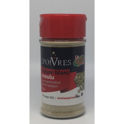 Pure Grounded white pepper 55g